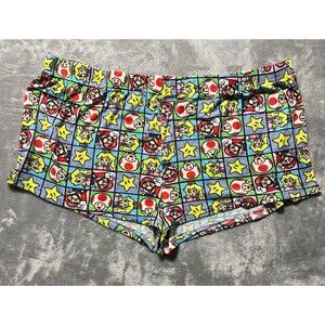 Super Mario Pajama Bottoms Shorts Women’s 2XL/2XG(18-20W)